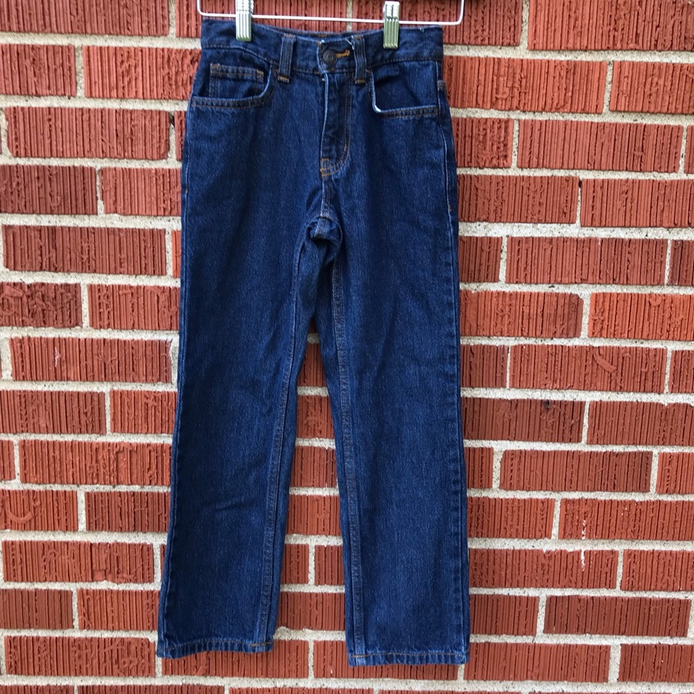 Cat&Jack boys size 8 blue jeans 5 pocket straight leg relaxed fit
